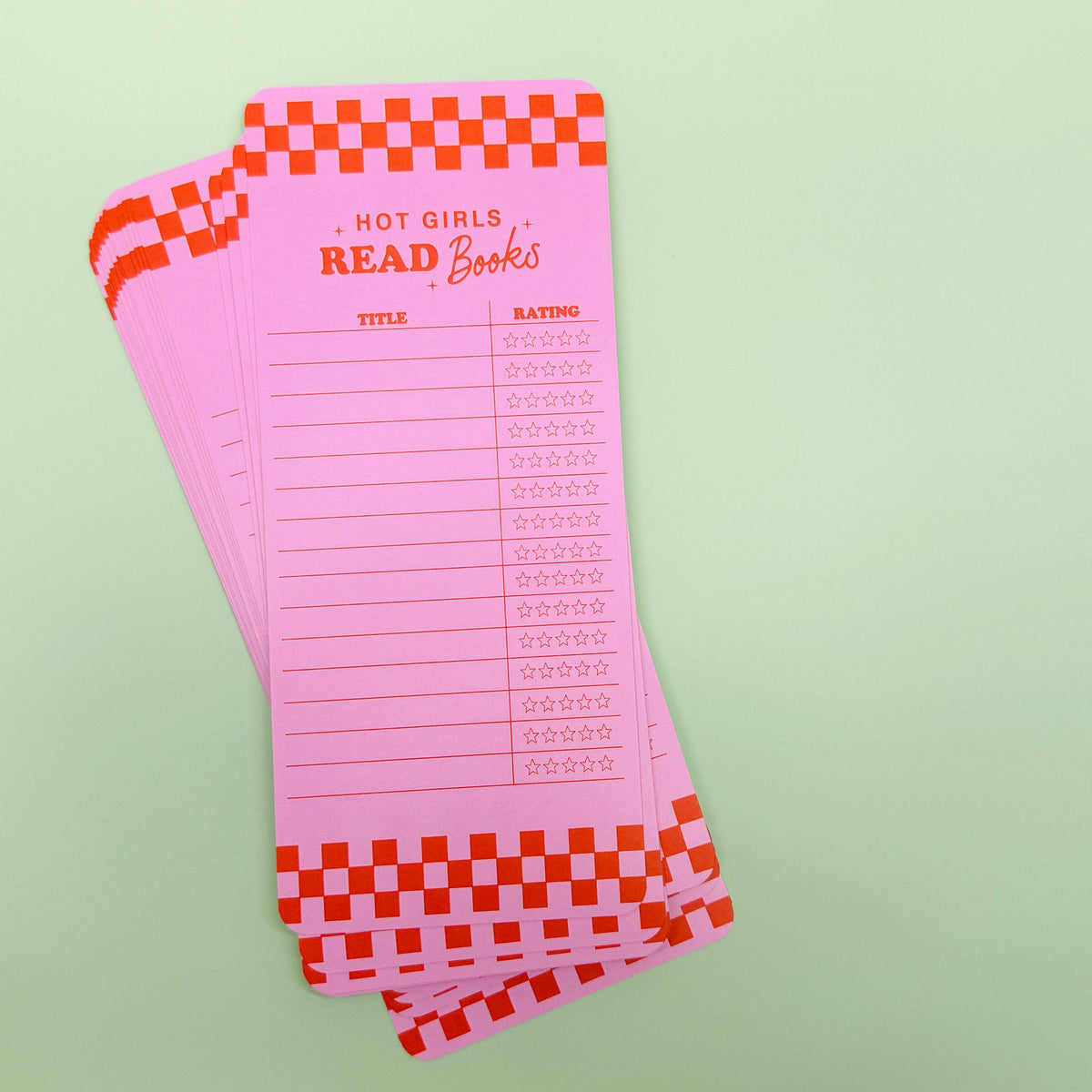 Bookmark Matte Read Books Writable with Ratings