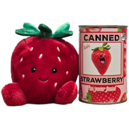 Canned Strawberry | Stuffed Animal Plush