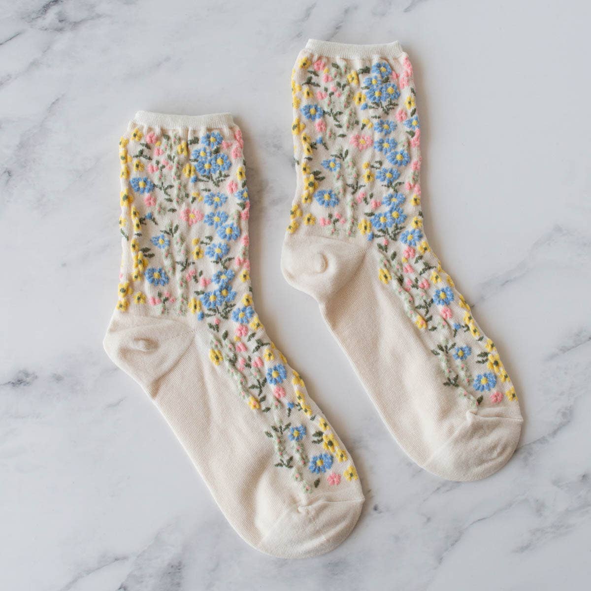 Women's Romantic Floral Socks