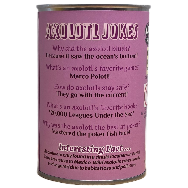 Canned Axolotl | Stuffed Animal Plush