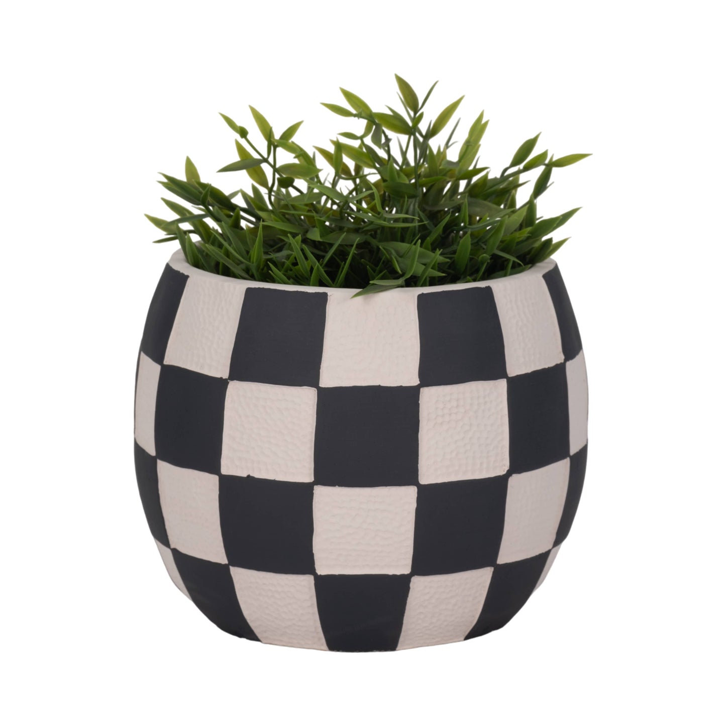 Checkered Planter 8”