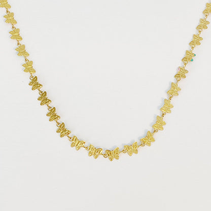 Linked Butterflies Necklace