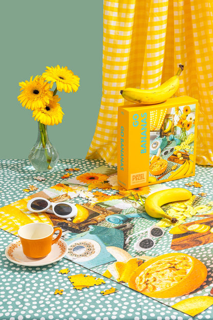 🍌 Go Bananas 🍌 | 1000 Piece Jigsaw Puzzle w/ Canvas Bag
