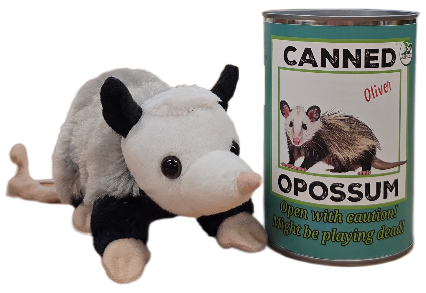 Oliver the Canned Opossum | Stuffed Animal Plush