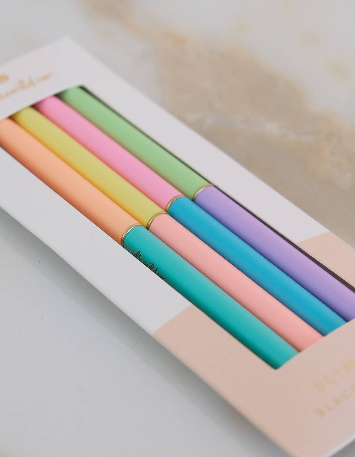 Slim Pens Set of Four | Duo-Tone Neons