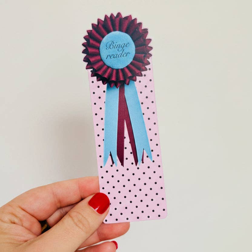 Bookmark Binge Reader Prize Ribbon