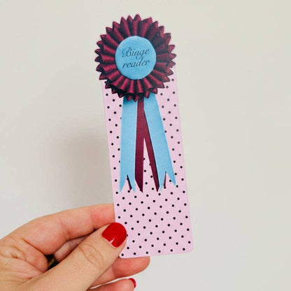 Bookmark Binge Reader Prize Ribbon