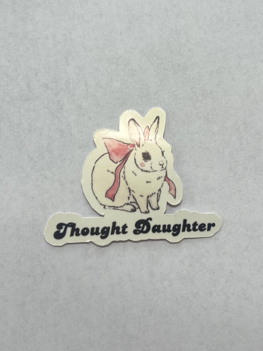 Coquette Bunny Kiss-Cut Sticker