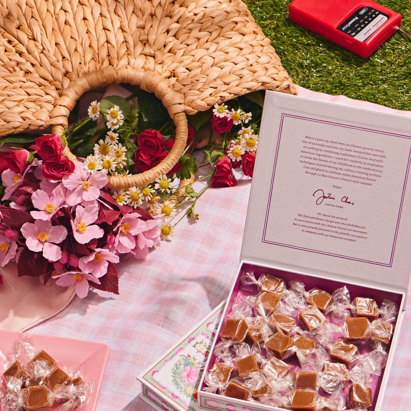 Strawberry Sakura Caramels Gift Box