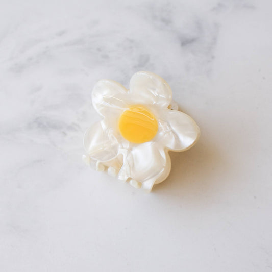 Eco Single Daisy Hair Claw Clip