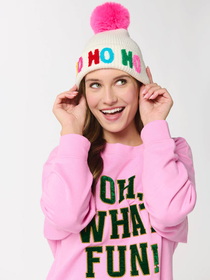 "HO HO HO" BEANIE