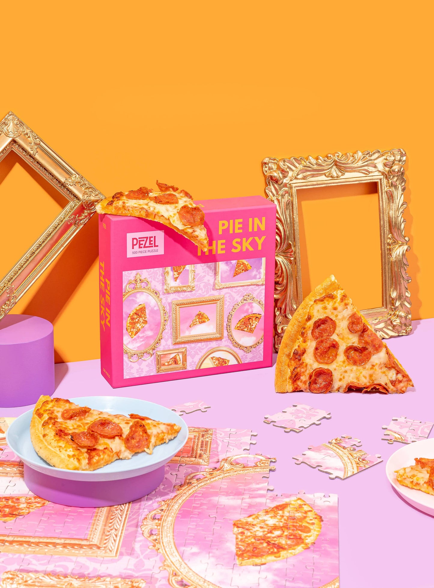 🍕 Pie in the Sky 🍕 | 500 Piece Jigsaw Puzzle w/ Canvas Bag