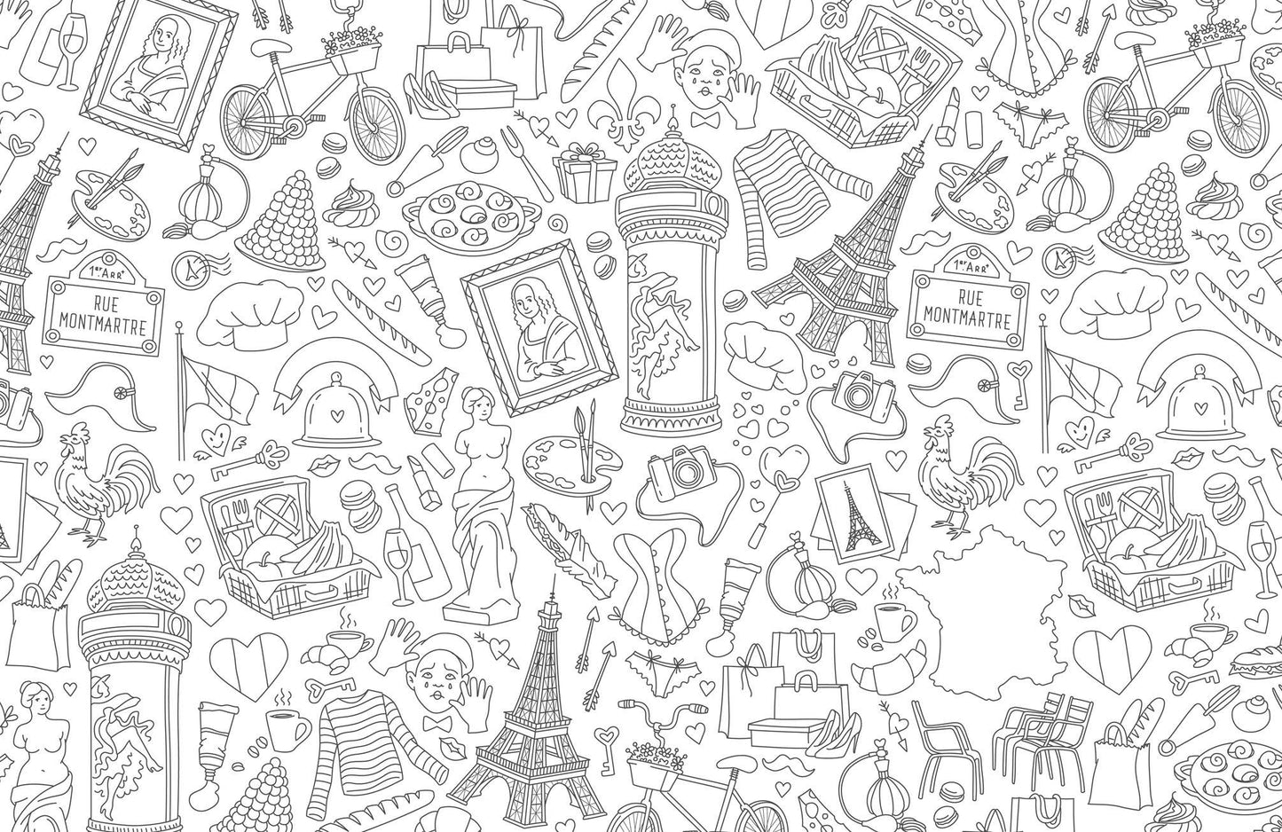 The Paris Coloring Book